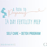 14-Day Fertility Prep Program: Self Care Track + Detox Program